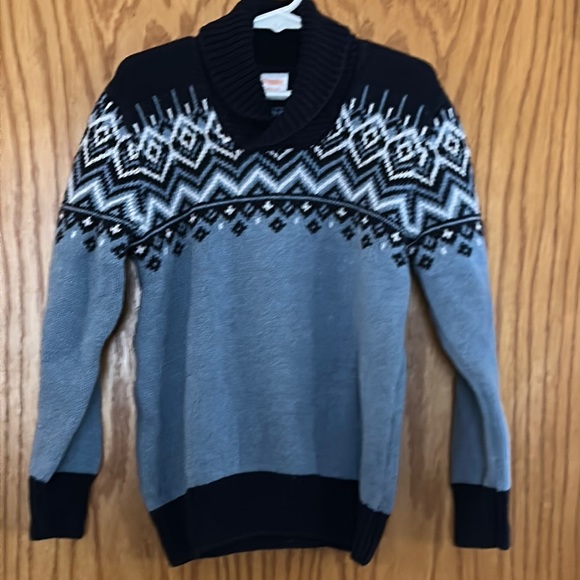 Gymboree Blue Knit Sweater Sz S 5-6 - Picture 1 of 4